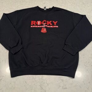 Rocky Balboa Boxing Gloves Philadelphia PA Men's Medium Crewneck Pullover